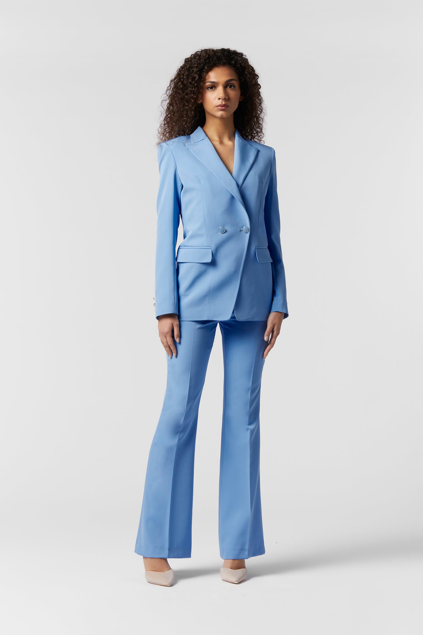 Tailleur Giacca Doppiopetto e Pantalone Zampa - Tecnico