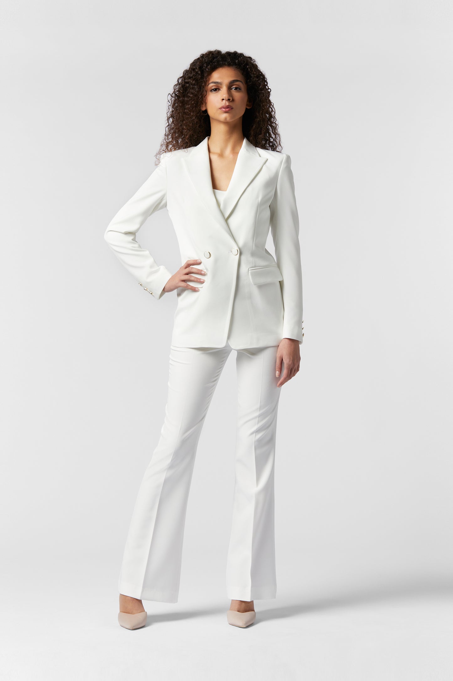 Tailleur Giacca Doppiopetto e Pantalone Zampa - Tecnico