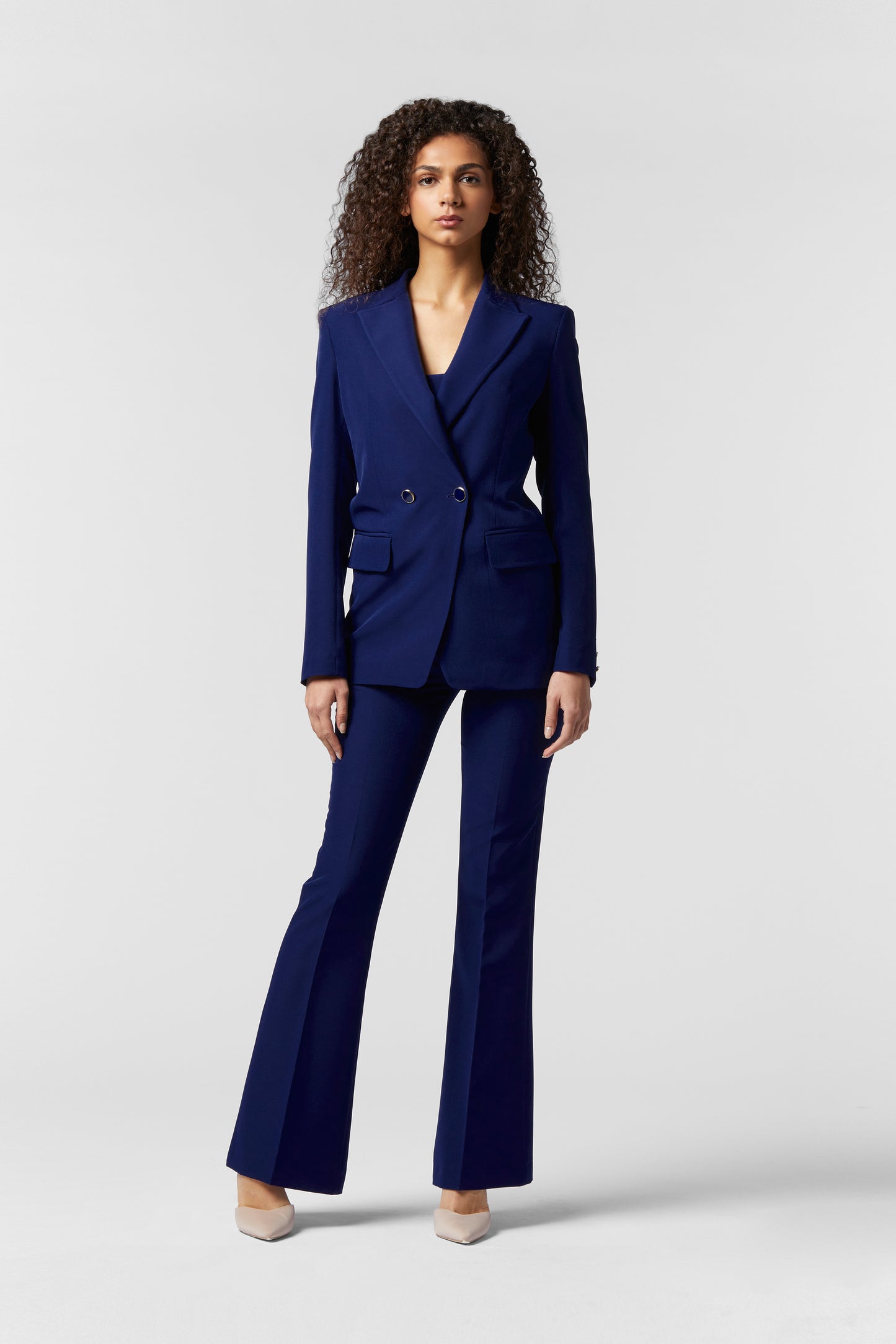 Tailleur Giacca Doppiopetto e Pantalone Zampa - Tecnico
