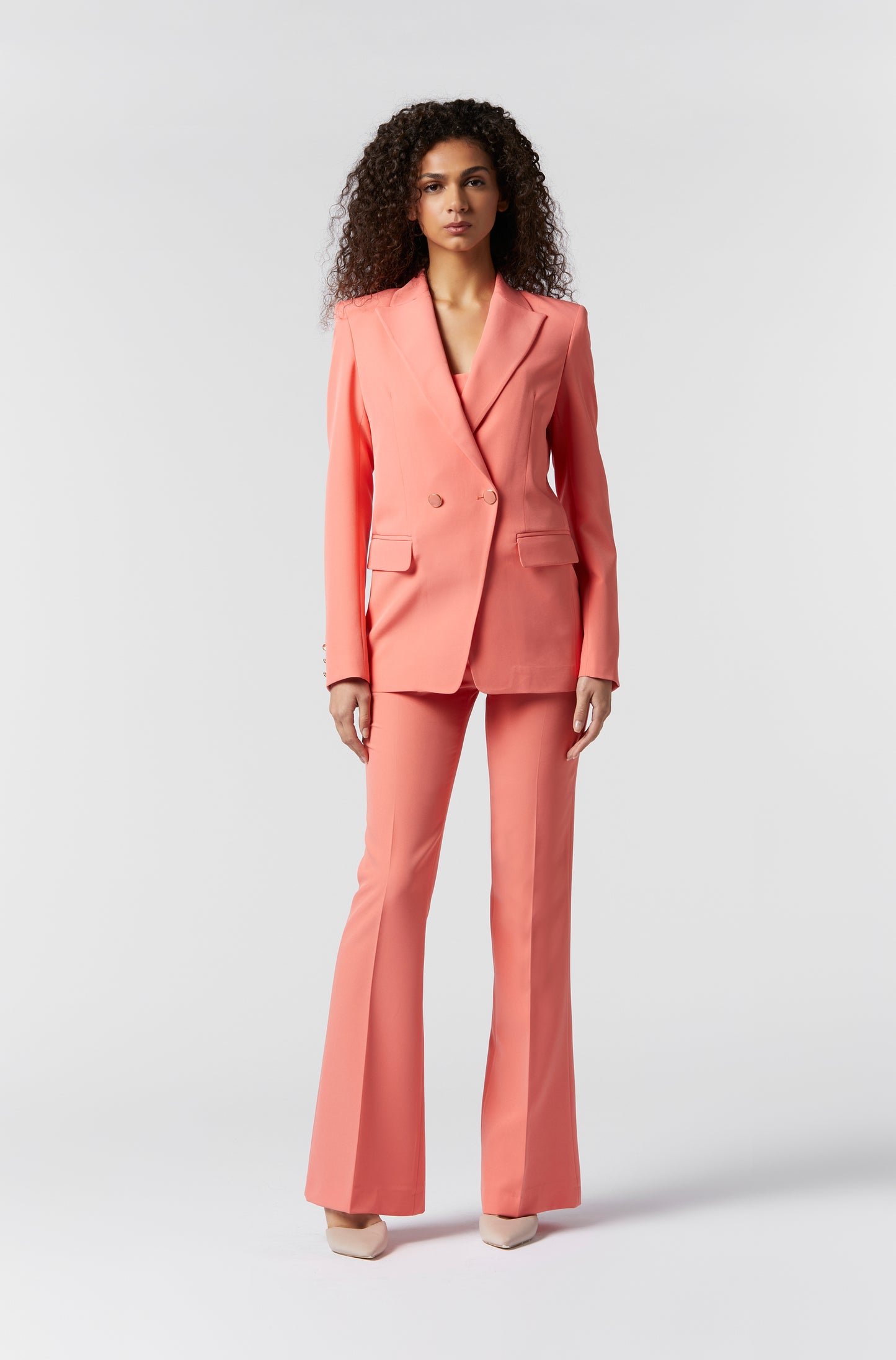 Tailleur Giacca Doppiopetto e Pantalone Zampa - Tecnico