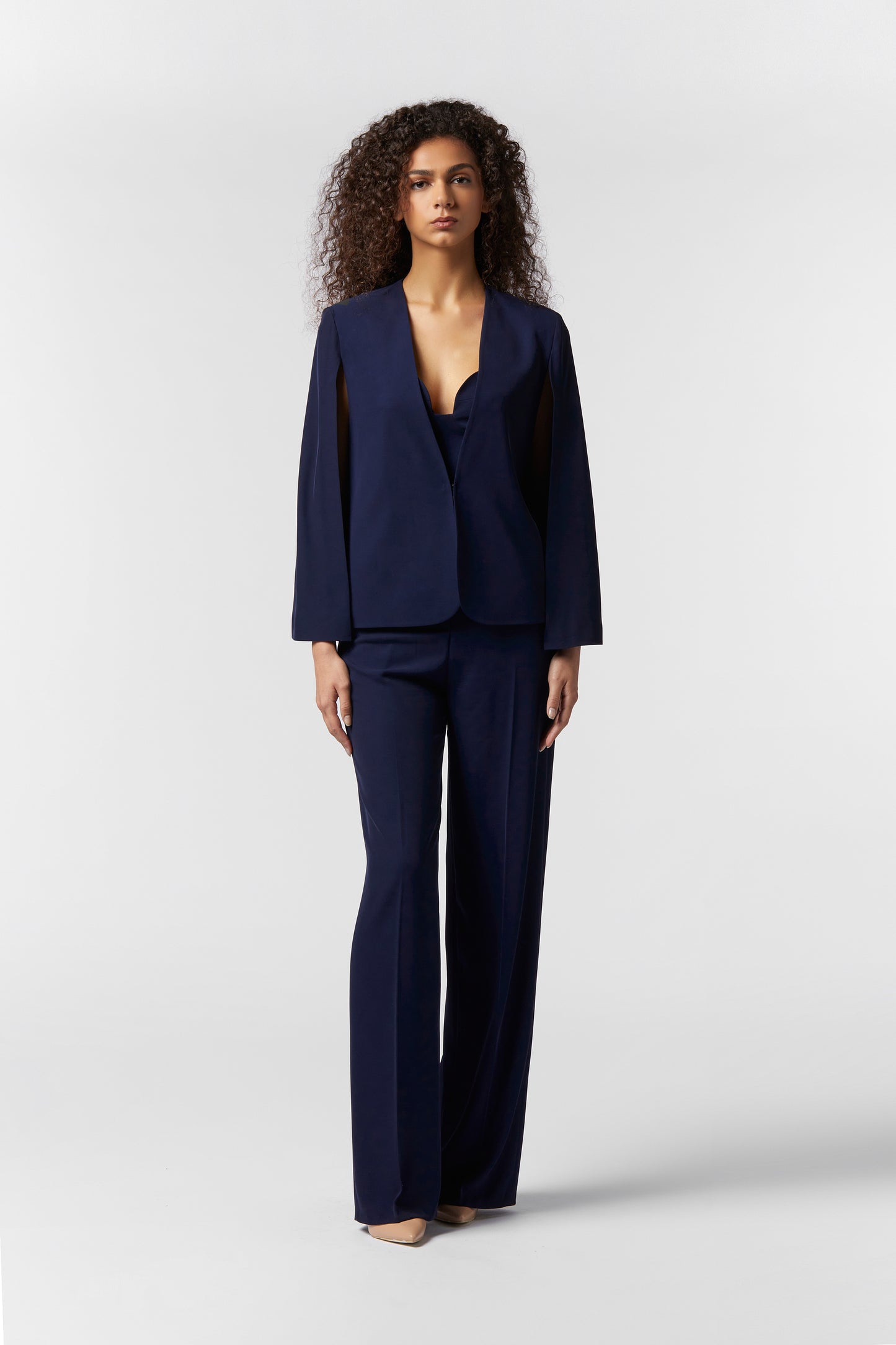 Tailleur Giacca Mantella e Pantalone Palazzo - Kady