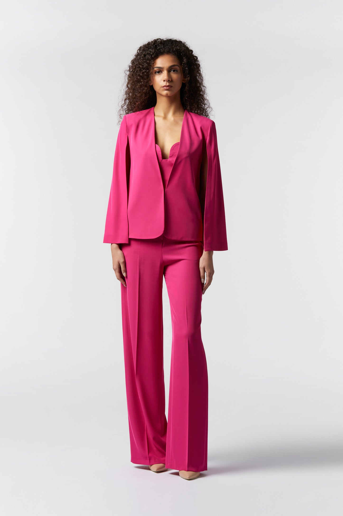 Tailleur Giacca Mantella e Pantalone Palazzo - Kady