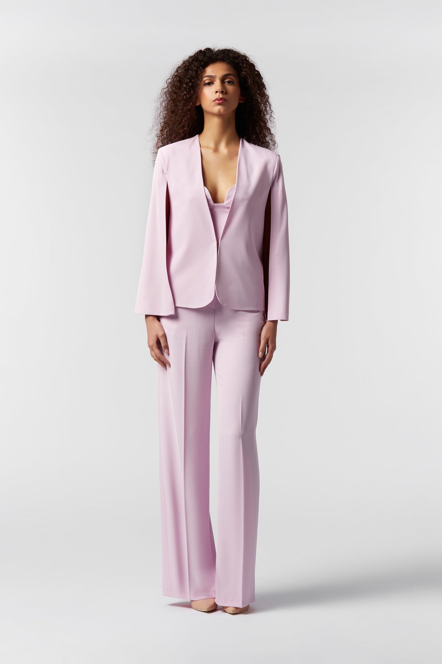Tailleur Giacca Mantella e Pantalone Palazzo - Kady
