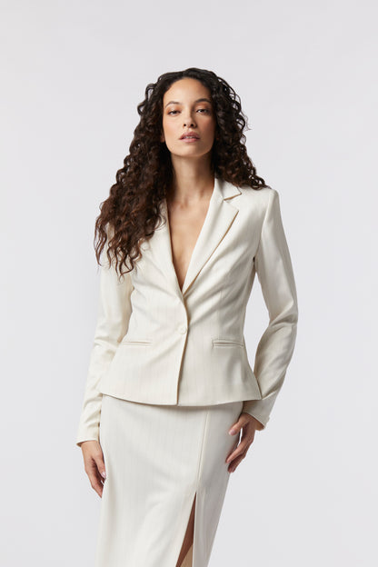 Giacca monopetto – Gessato