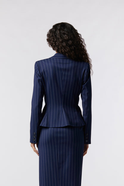 Giacca monopetto – Gessato