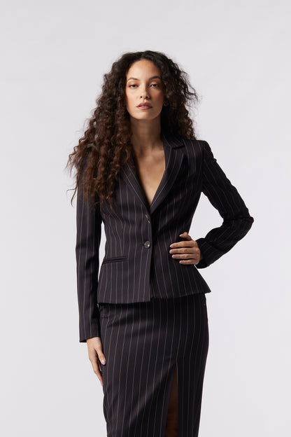 Giacca monopetto – Gessato