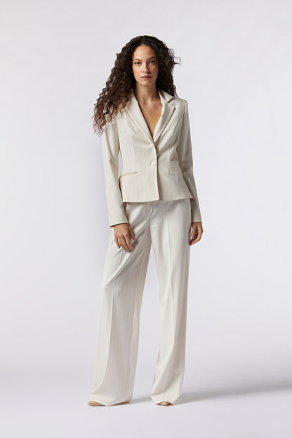 Tailleur Giacca monopetto e Pantalone palazzo – Gessato