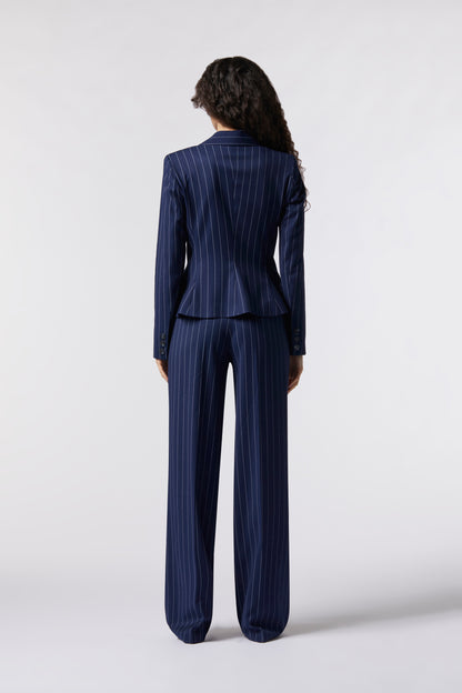 Tailleur Giacca monopetto e Pantalone palazzo – Gessato