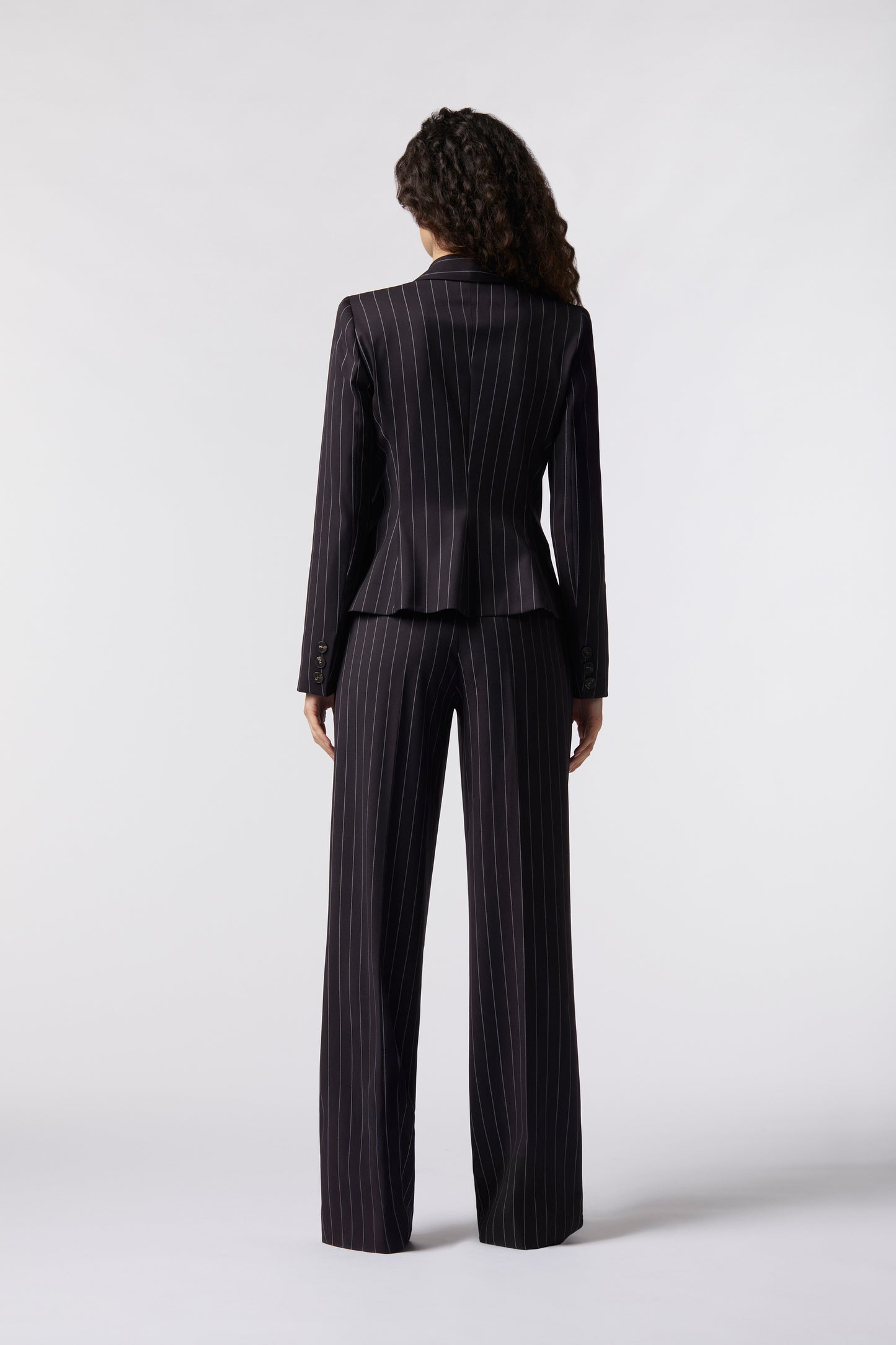 Tailleur Giacca monopetto e Pantalone palazzo – Gessato