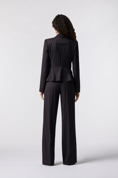 Tailleur Giacca monopetto e Pantalone palazzo – Gessato