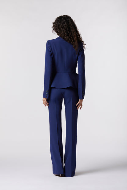 Tailleur Giacca monopetto e Pantalone a zampa – Tessuto Stretch