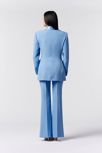 Tailleur Giacca Rever raso e Pantalone zampa - Tecnico