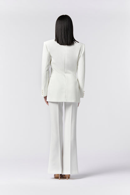 Tailleur Giacca Rever raso e Pantalone zampa - Tecnico