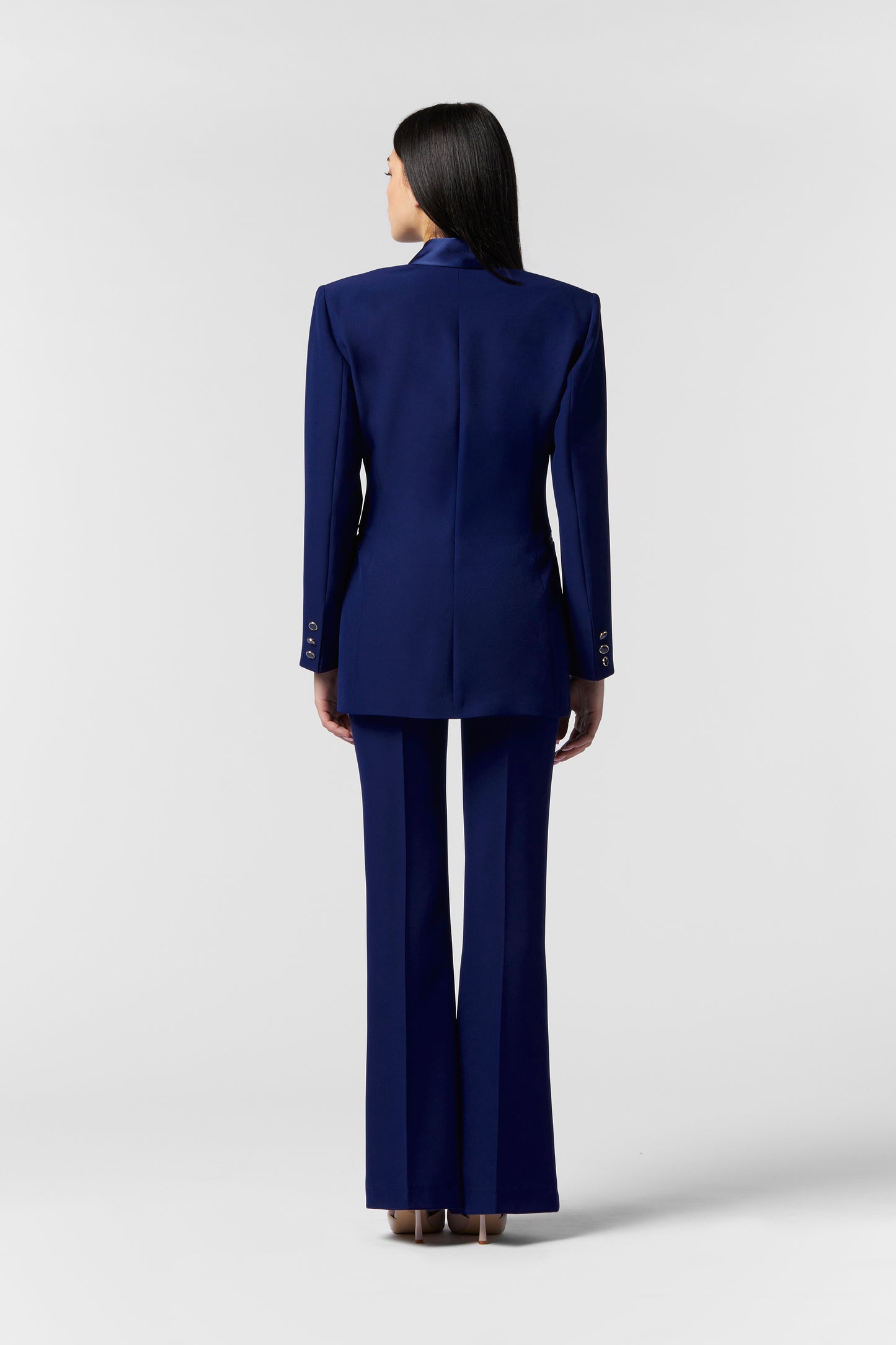Tailleur Giacca Rever raso e Pantalone zampa - Tecnico