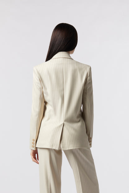 Giacca doppiopetto – Gessato Lurex