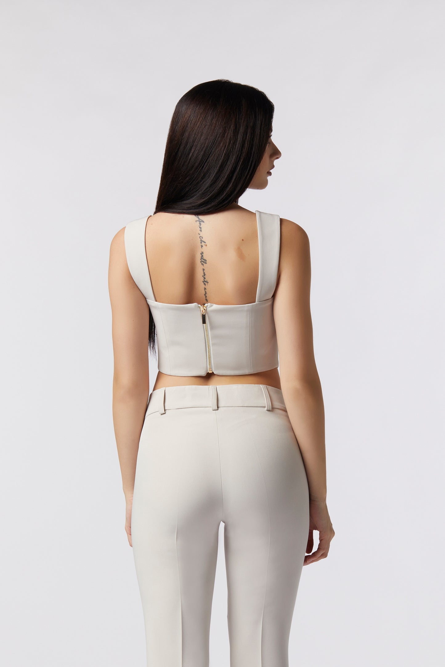 Top con bretelle - Tessuto Stretch