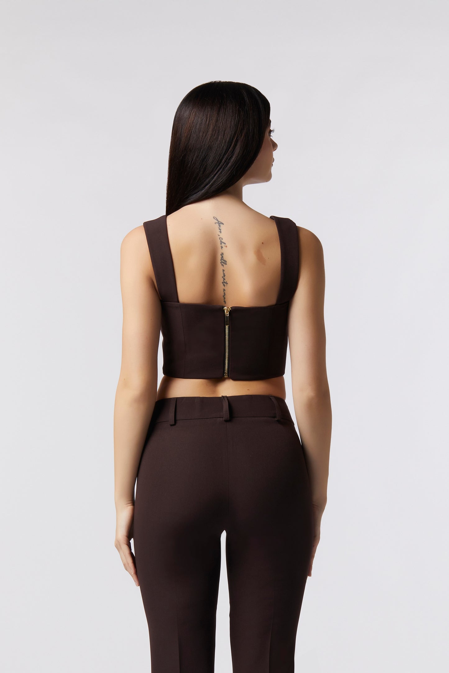 Top con bretelle - Tessuto Stretch