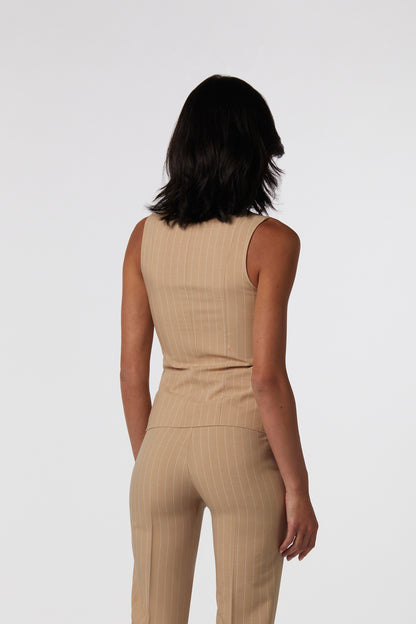Gilet Jeky | Tessuto Gessato
