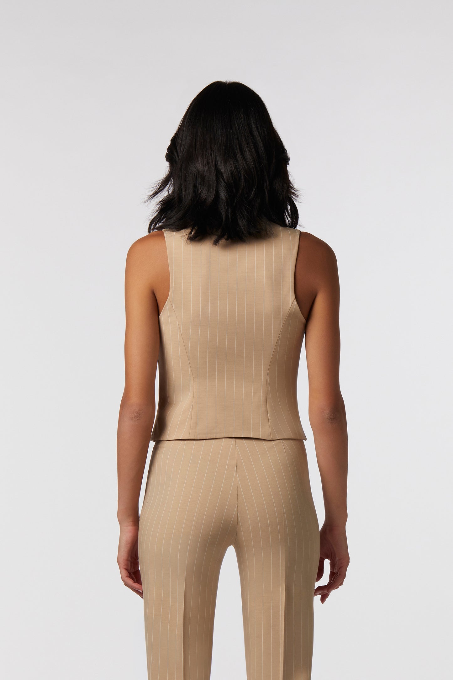 Gilet Jena | Tessuto Gessato