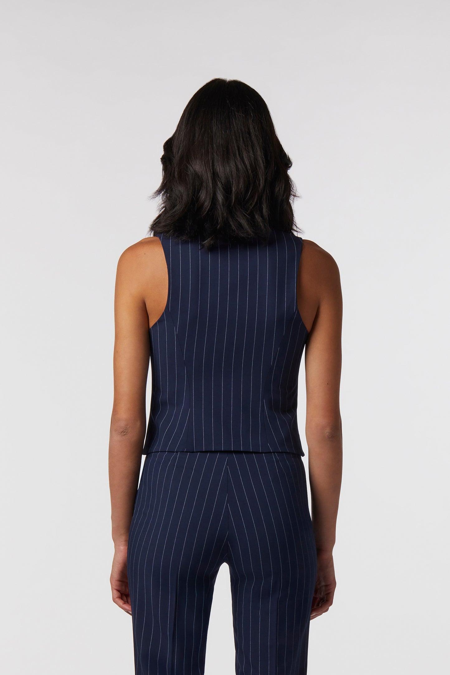 Gilet Jena | Tessuto Gessato