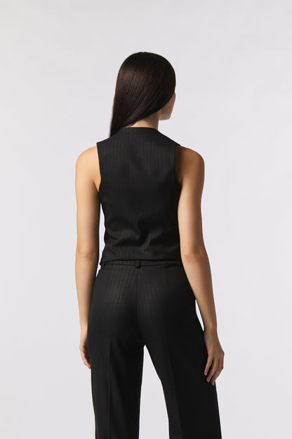 Gilet doppiopetto - Gessato Lurex