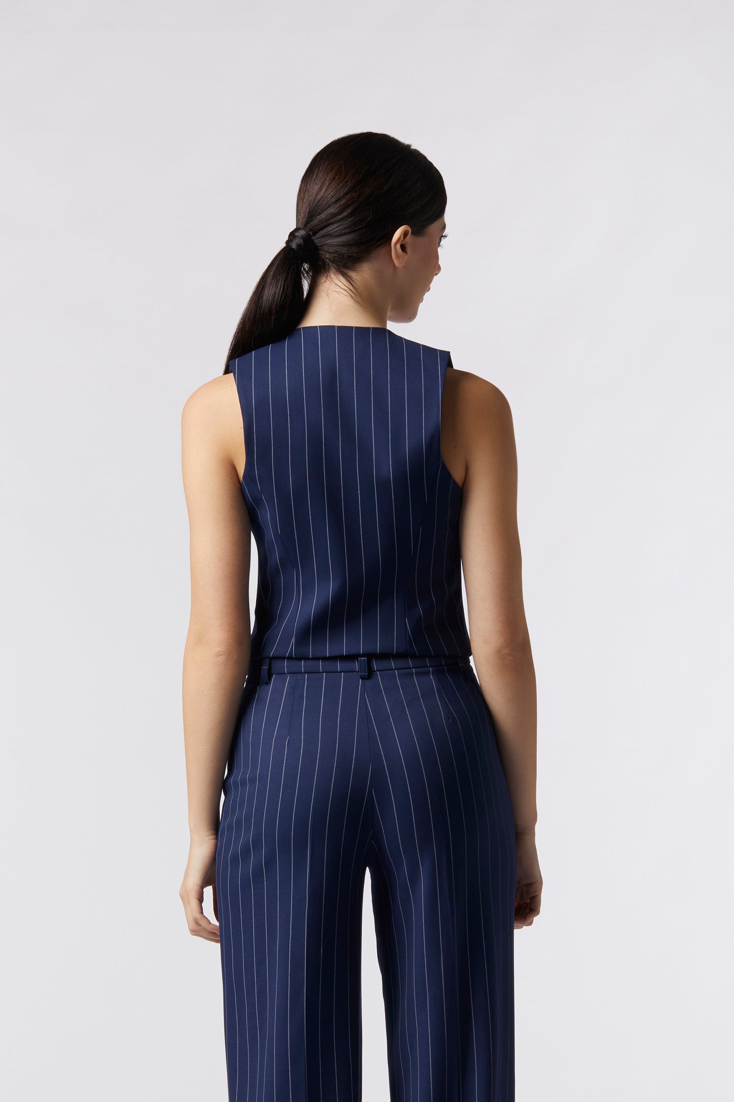 Gilet monopetto – Gessato