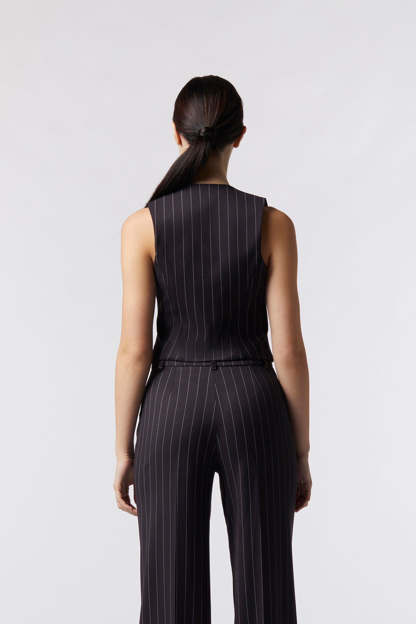 Gilet monopetto – Gessato