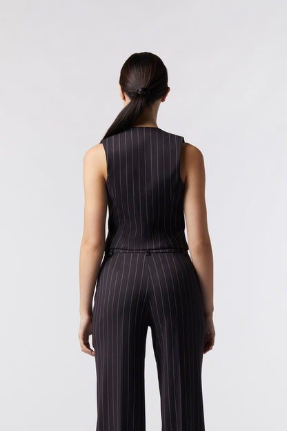 Gilet monopetto – Gessato