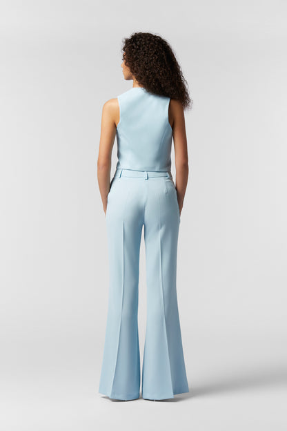 Coordinato Giacca corta, Gilet e Pantalone Zampa larga - Kady
