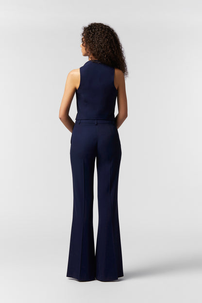 Coordinato Giacca corta, Gilet e Pantalone Zampa larga - Kady