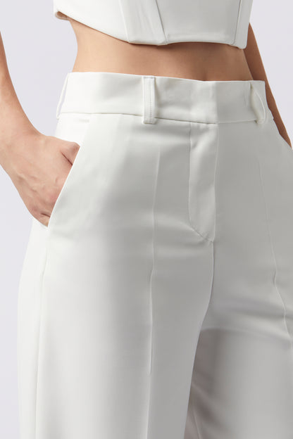 Tailleur Giacca Monopetto rever raso e Pantalone palazzo - Tecnico