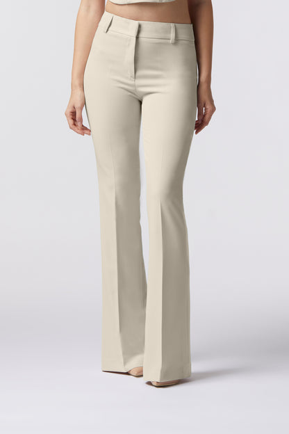 Pantalone zampa | Tessuto Stretch