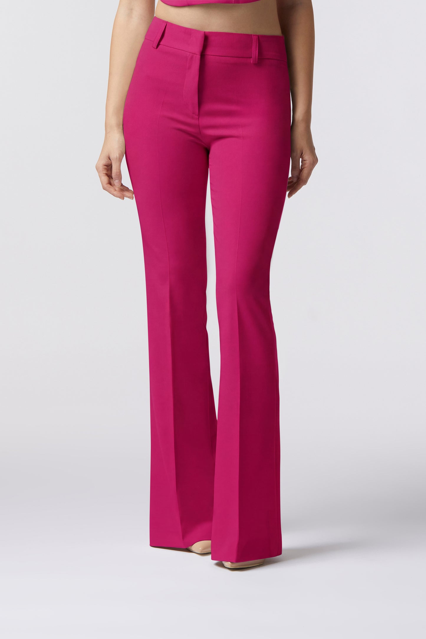 Pantalone zampa | Tessuto Stretch