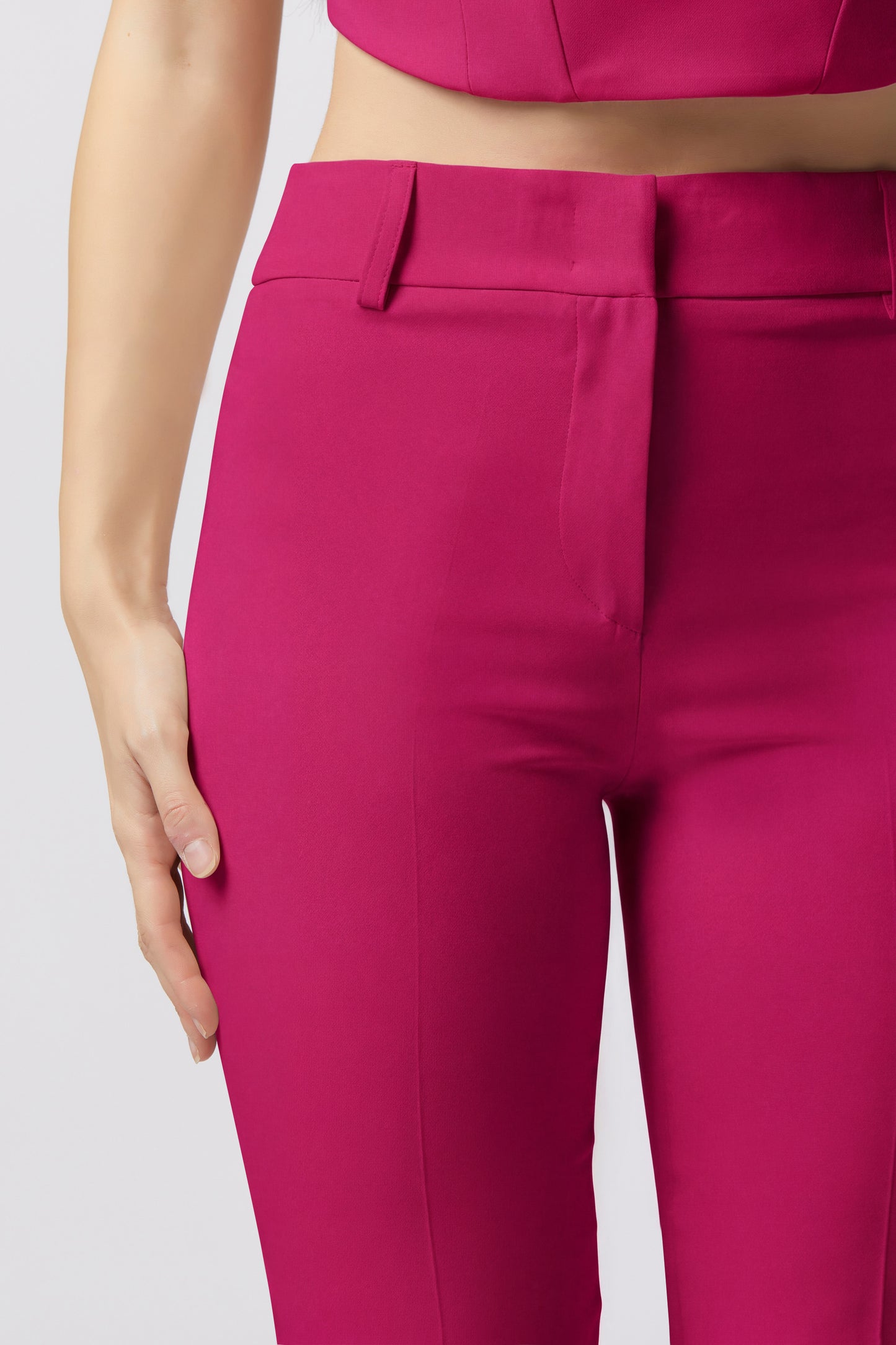 Pantalone zampa | Tessuto Stretch