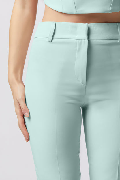 Pantalone zampa | Tessuto Stretch