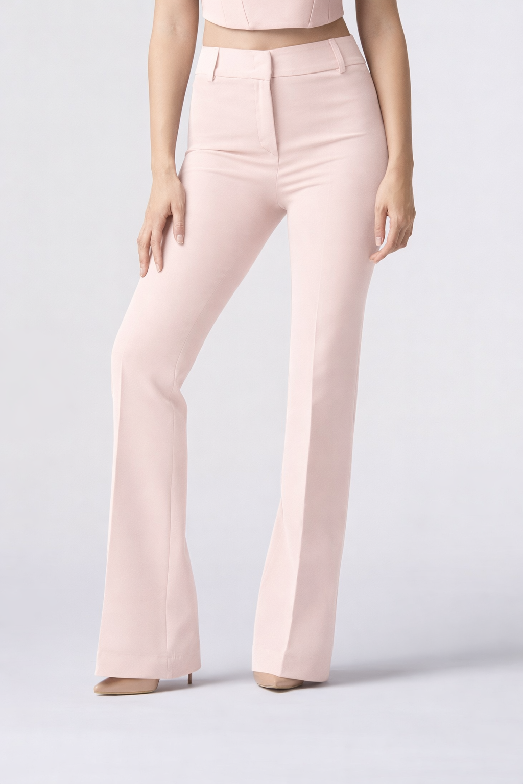 SS26 / Pantalone zampa – Tessuto Stretch