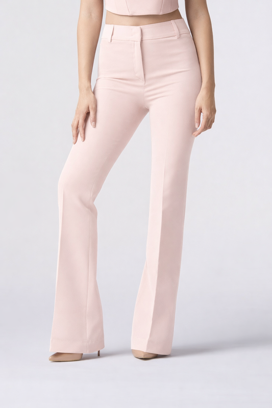 SS26 / Pantalone zampa – Tessuto Stretch
