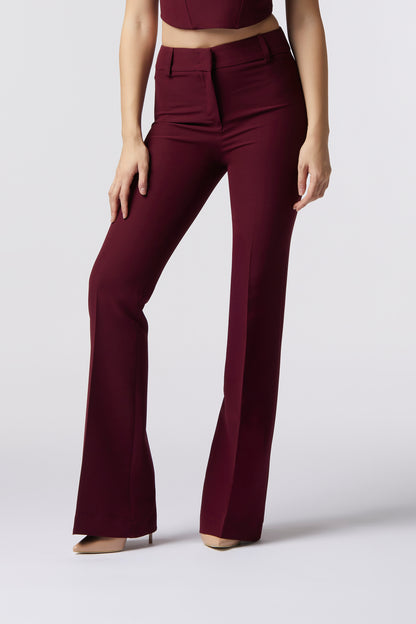 Pantalone a zampa – Tessuto Stretch