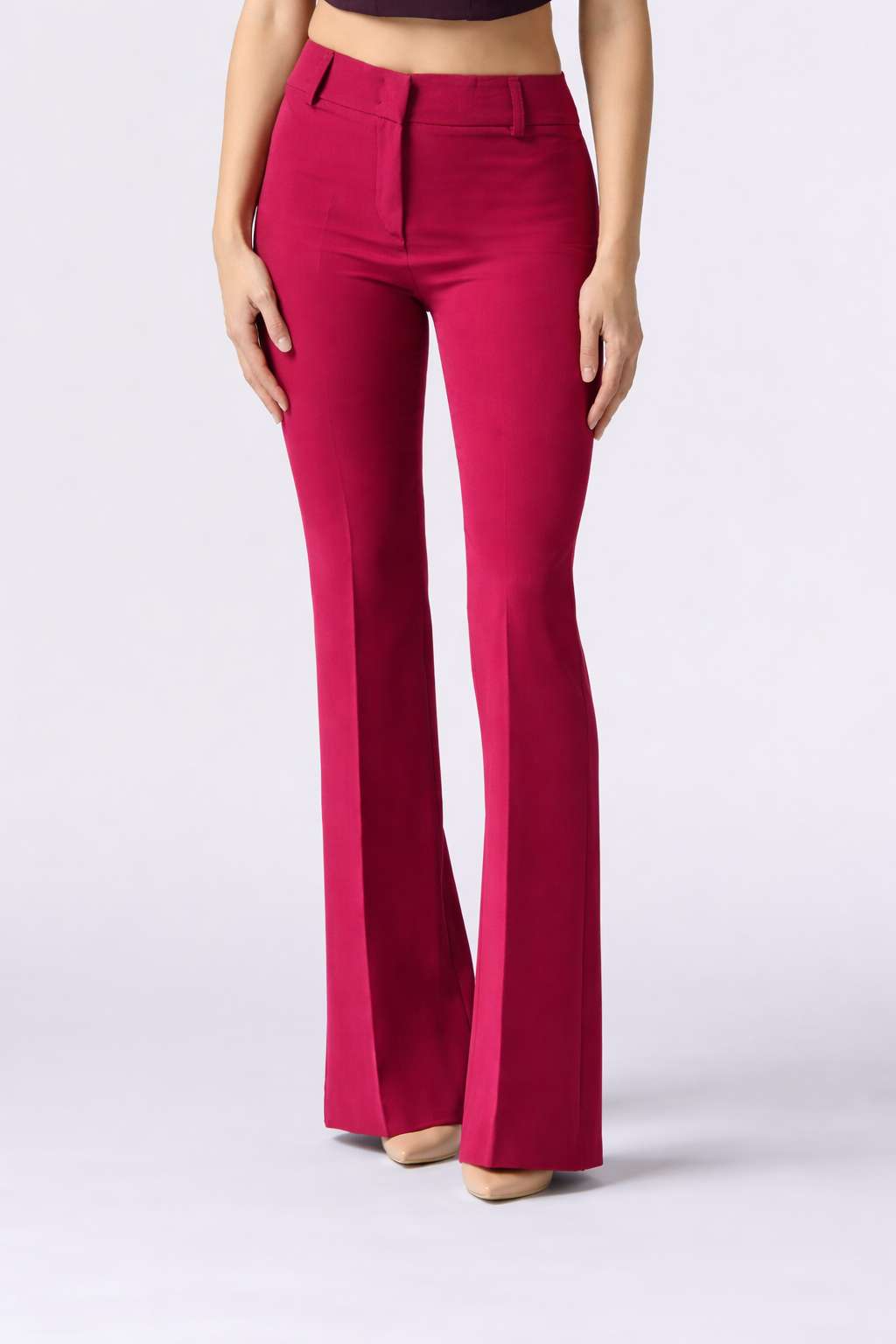 SS26 / Pantalone zampa – Tessuto Stretch