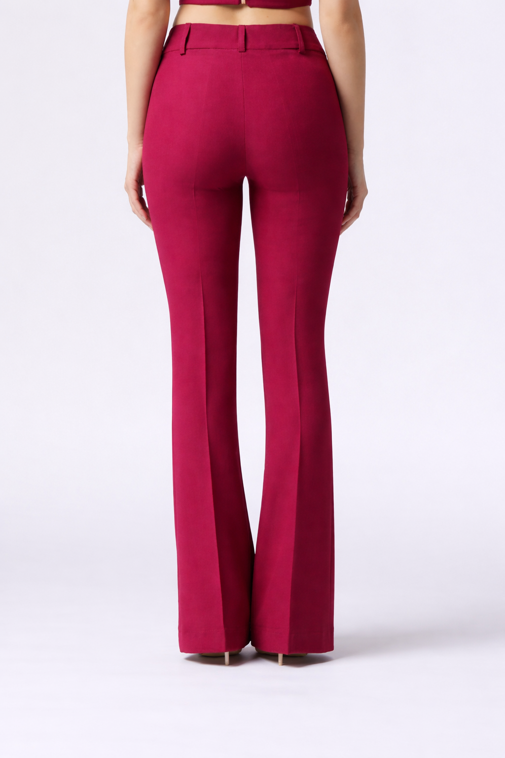 SS26 / Pantalone zampa – Tessuto Stretch