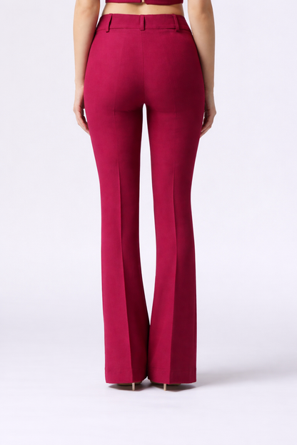 SS26 / Pantalone zampa – Tessuto Stretch