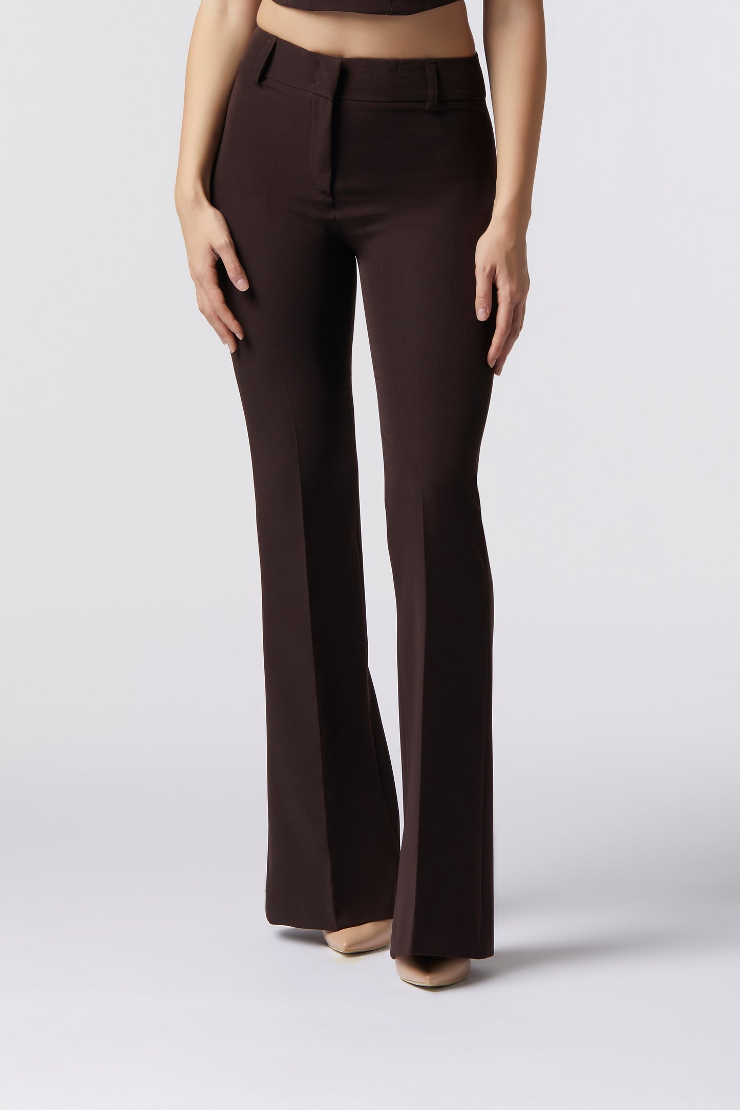 Pantalone a zampa – Tessuto Stretch