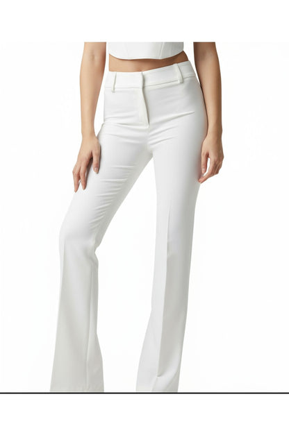 Pantalone a zampa – Tessuto Stretch