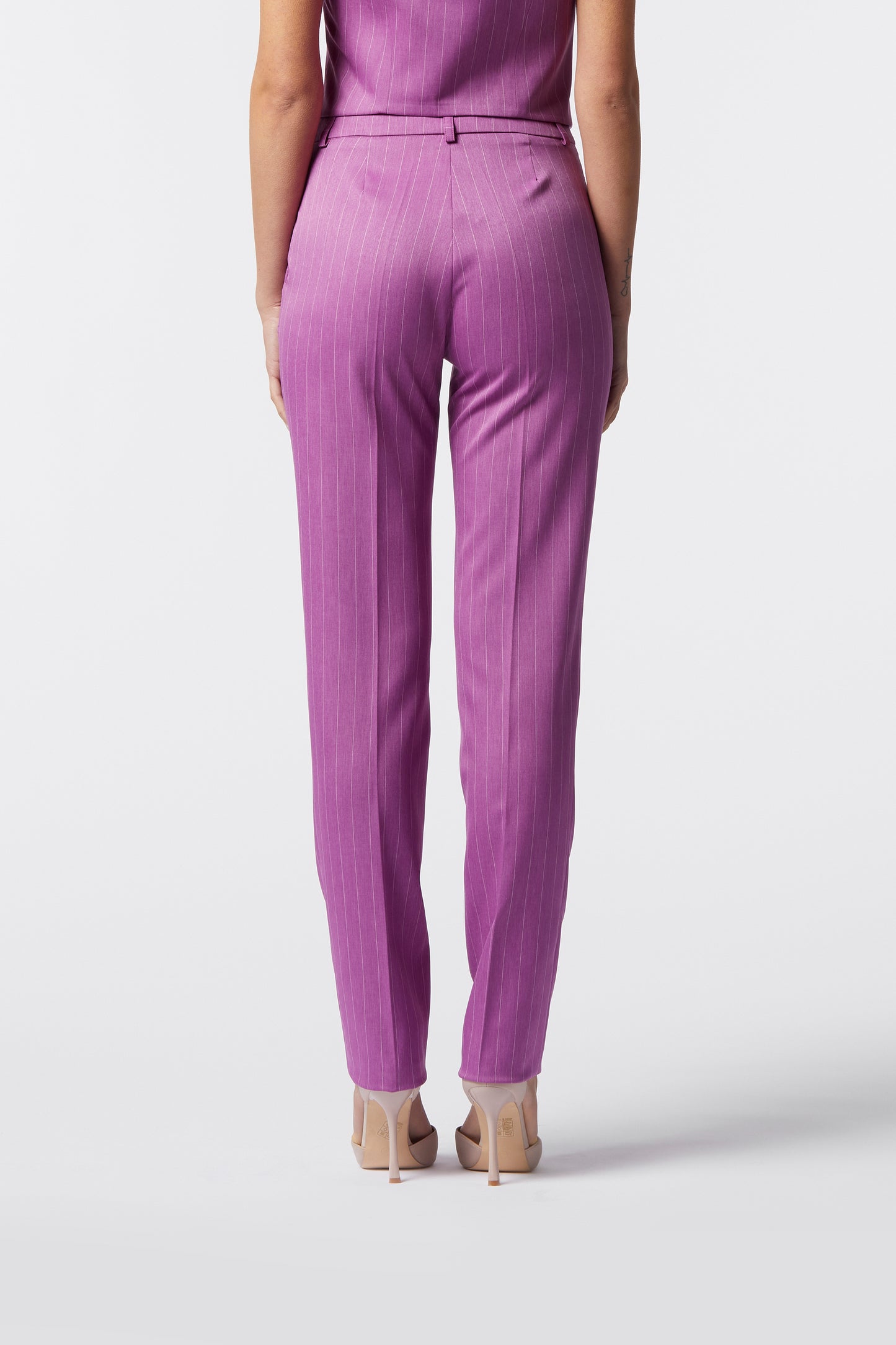 Pantalone Gamba dritta - Gessato