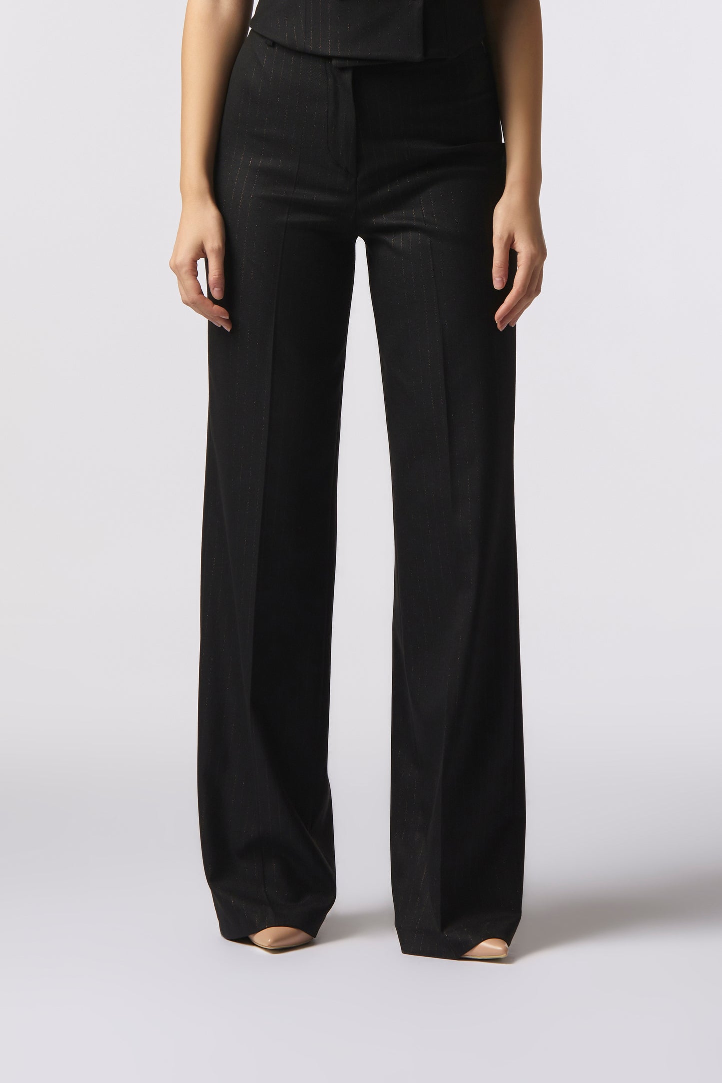 Pantalone palazzo – Gessato Lurex