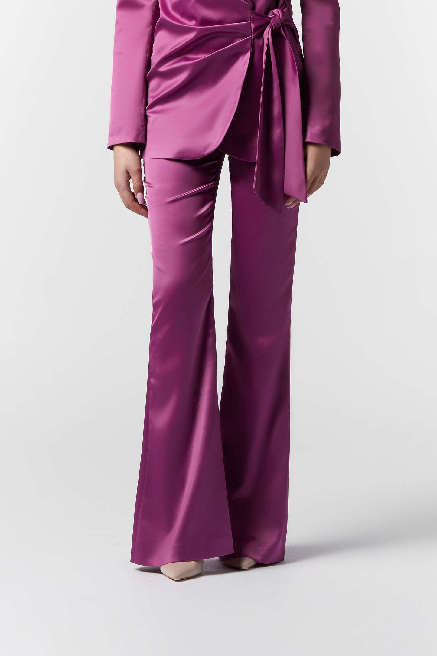 Tailleur Giacca e Pantalone in Raso